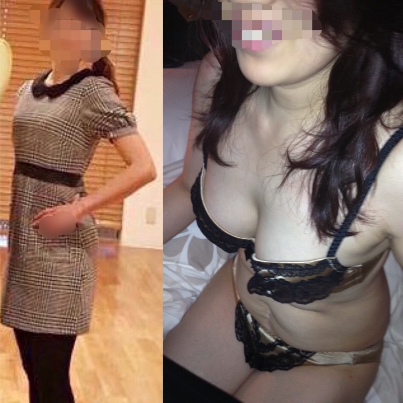 普段着姿とエッチしとる姿や裸になってる素人女性たちのエロ画像ｗｗｗ